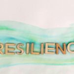 Resilience - Single Word Made with Wooden Letters